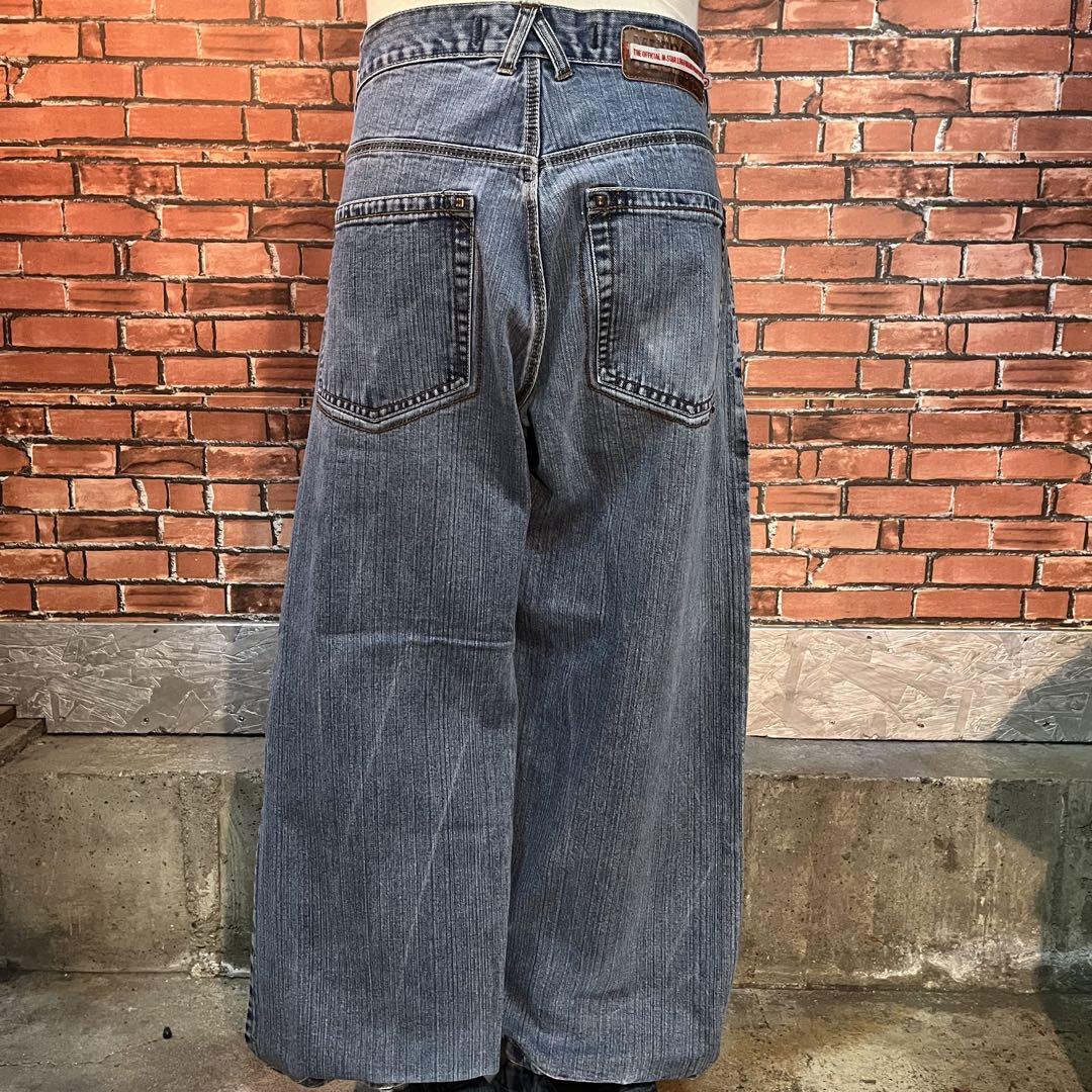 USA 古着 Mecca デニムパンツ ワイド バギー B系 Y2K アメカジ