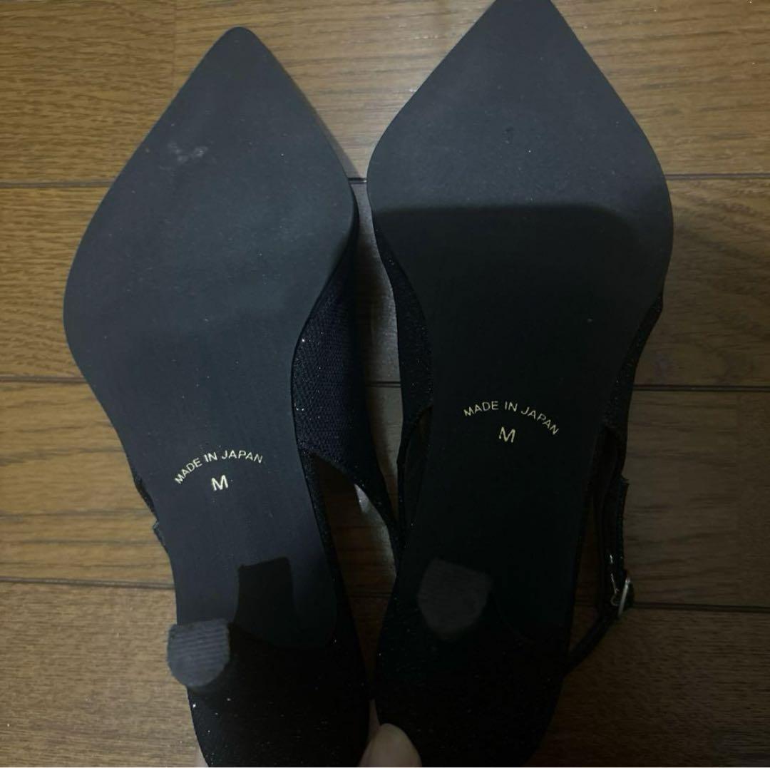 JIHYANG チヒャンバックル付きバックバンド M ブラック 靴