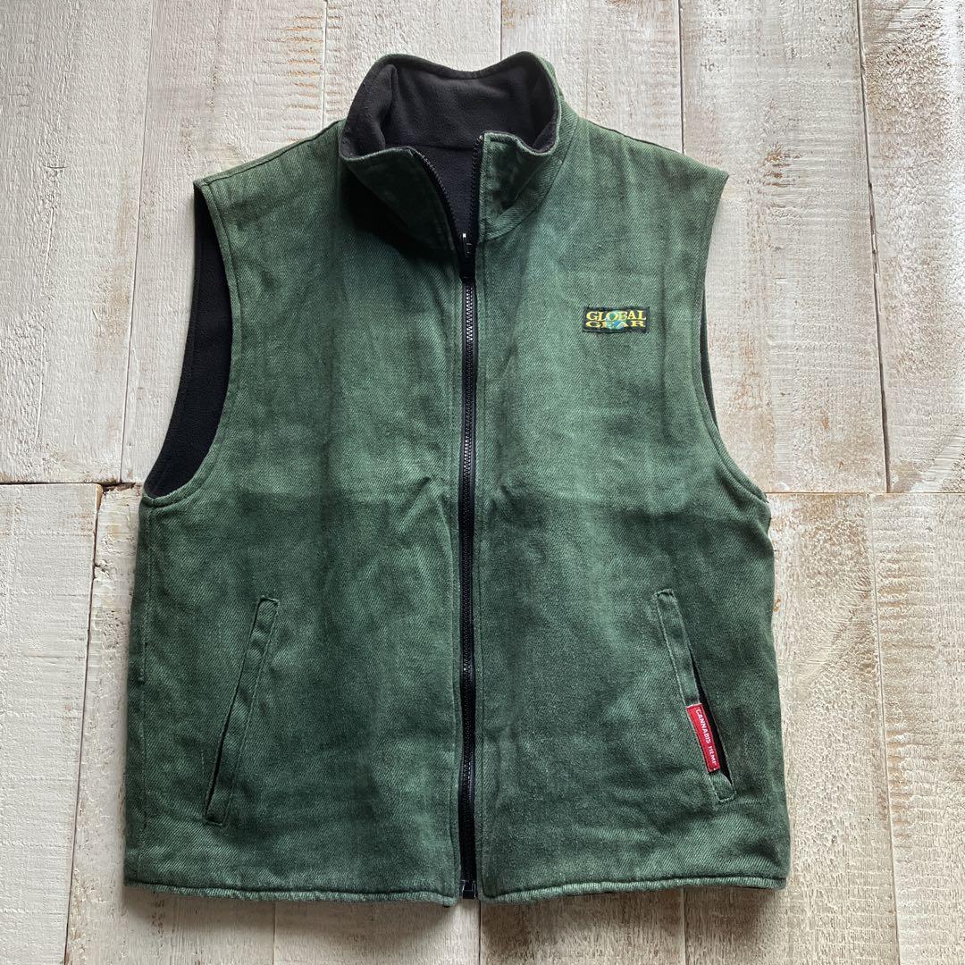 GLOBALGEAR リバーシブルベスト S HEMP POLARTEC USA - メルカリ