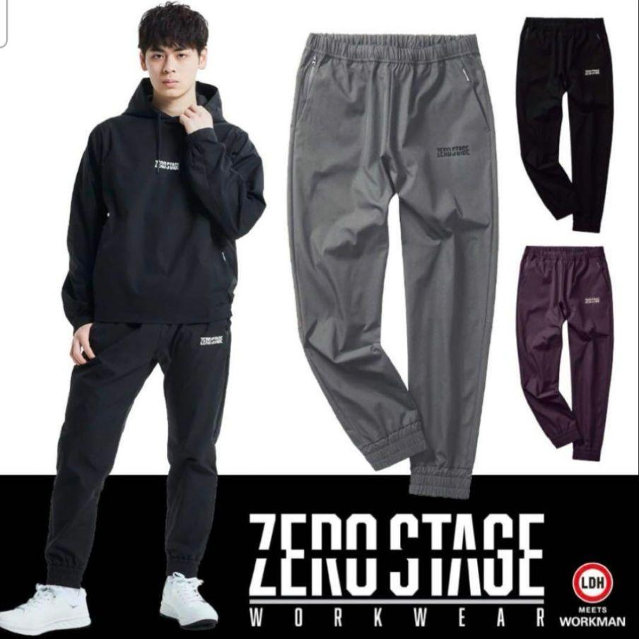 ZERO STAGEゼロステージトラックジョガー　ブラック・ＬＬサイズ ゼロステージ トラックパーカー トラックジョガーパンツ