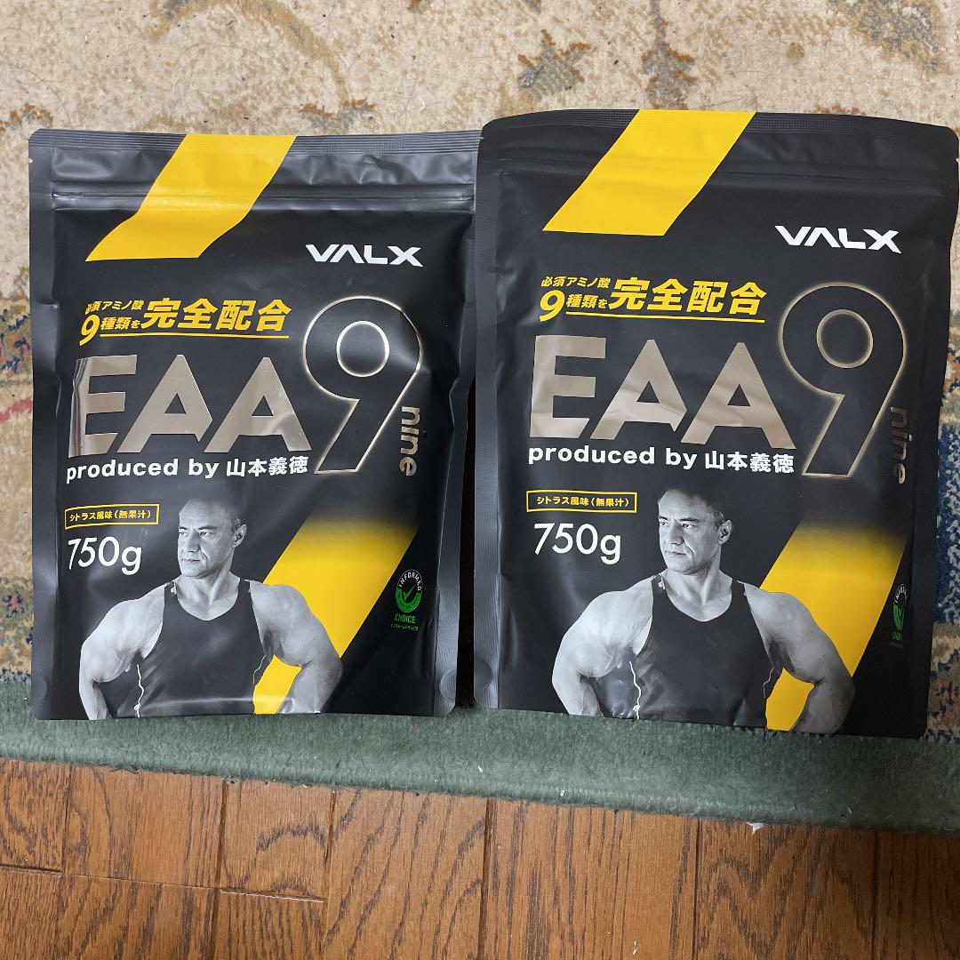 VALX EAA9 山本義徳 シトラス風味 2袋 VALX EAA9 Produced by 山本義徳 シトラス風味 必須アミノ