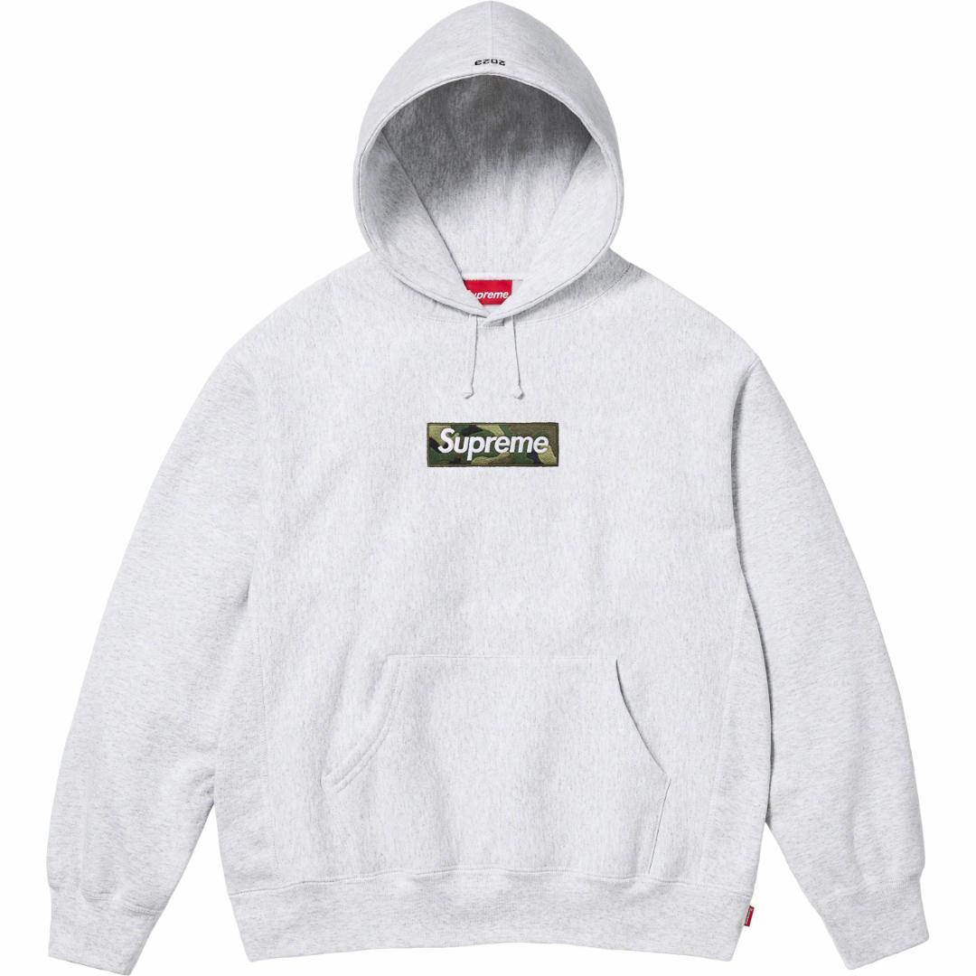 Lサイズ Box Logo Hooded Sweatshirt Ash Grey