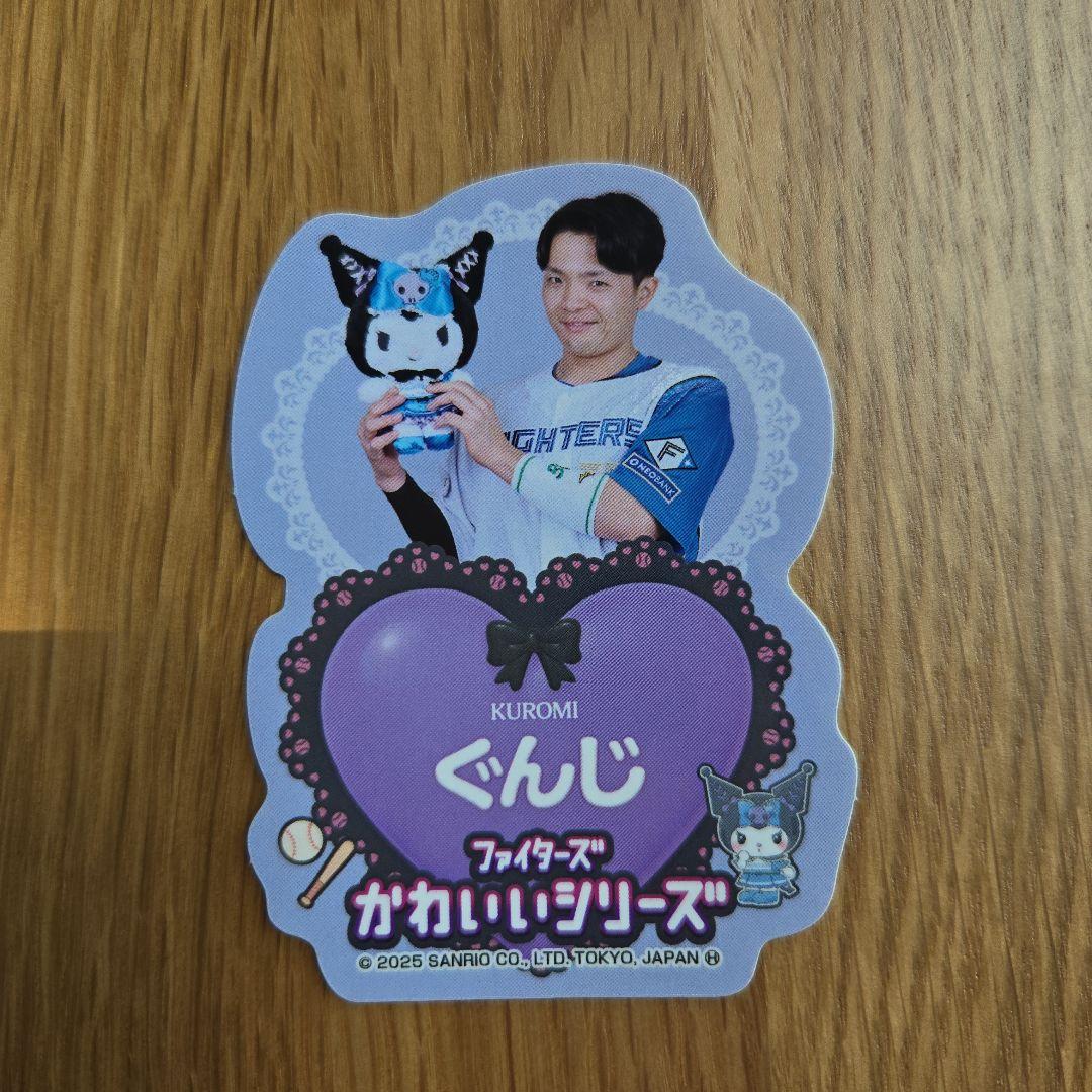 郡司裕也 #30 FAV限定 グリッターワッペン 北海道日本ハム