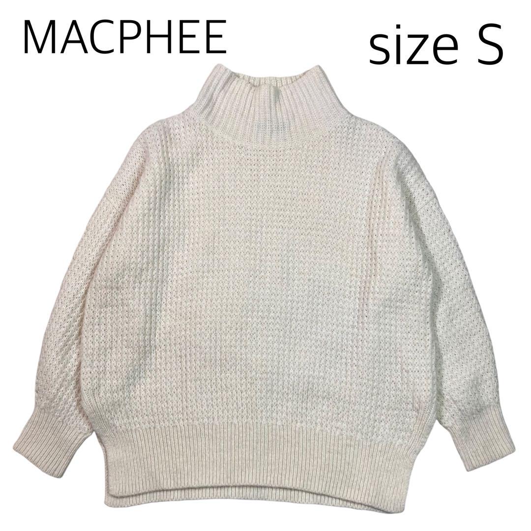 MACPHEE　ハイネック　セーター カシミヤ混✨MACPHEE マカフィー ニット セーター