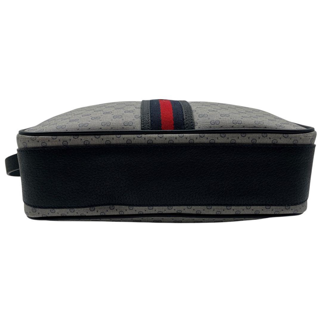 【美品】GUCCI グッチ　ショルダーバッグ 2室　シェリーライン　GG　カメラ