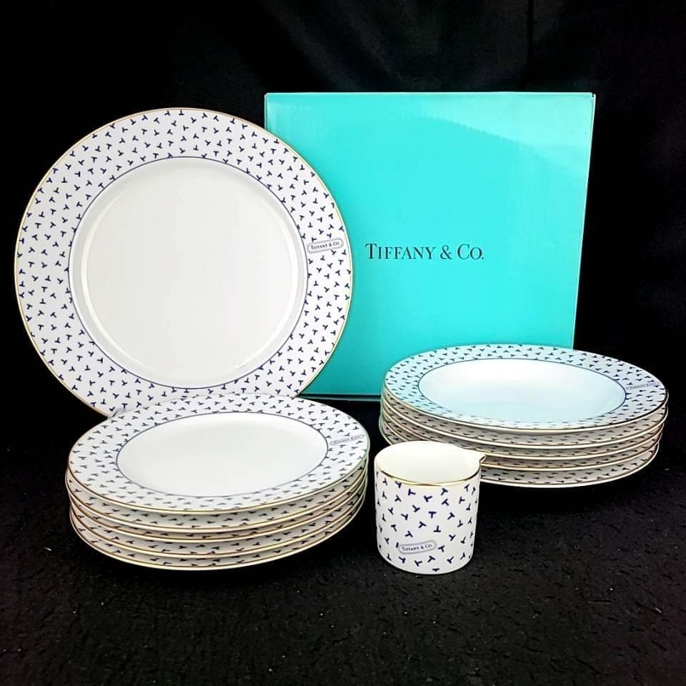 ティファニー ダンシングT プレート 大皿 深皿 ソースポット 1TIFFANY