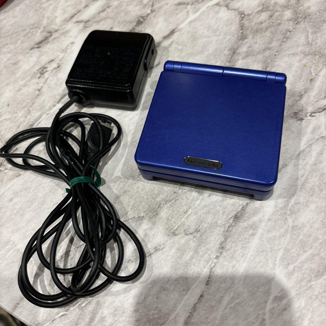 ゲームボーイアドバンスSP 本体　アズライトブルー 動作ok 充電器付き
