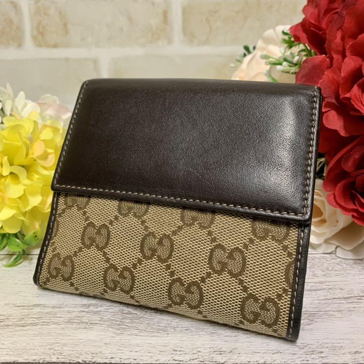 新作国産 Gucci グッチ GG柄 折り財布 キャンバス ラブリーハート Wホック IHo2L-m63801954442 NEW格安