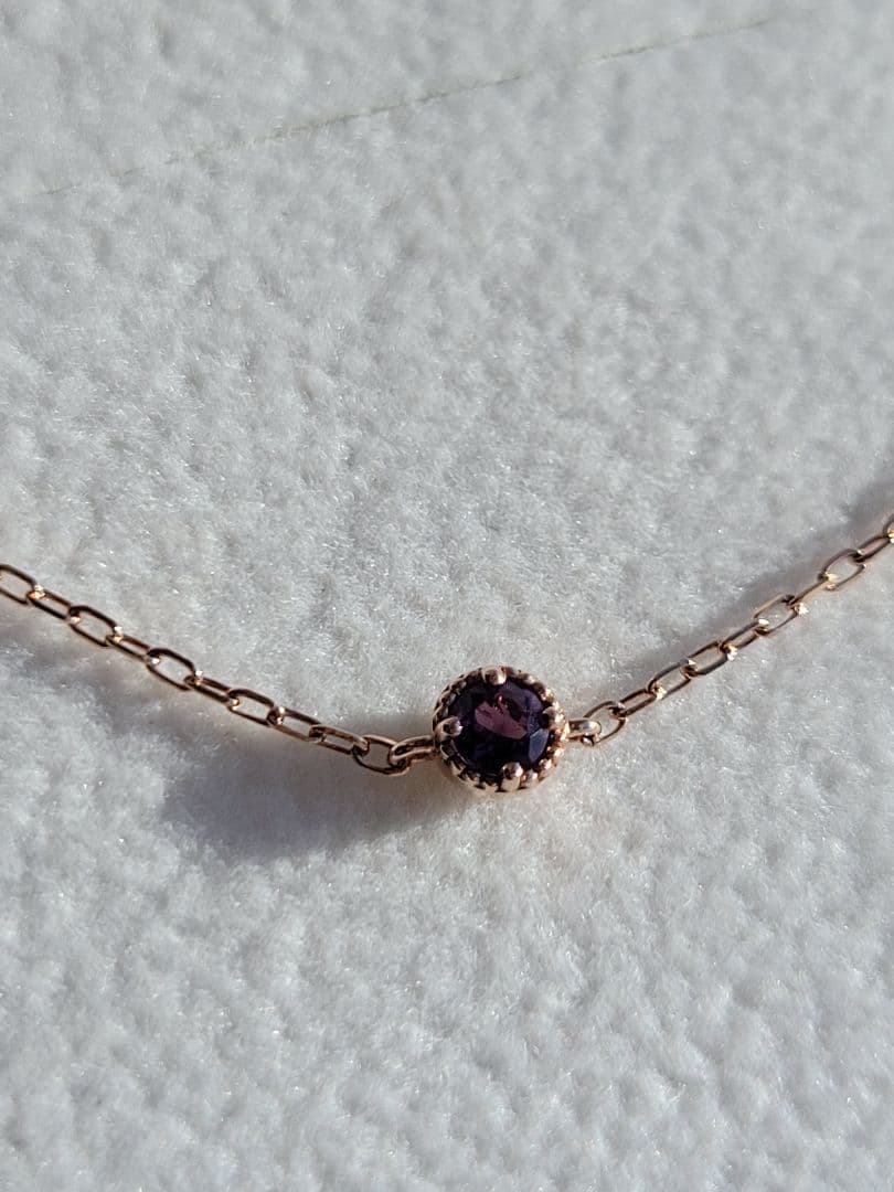 4℃ K10 PG ブレスレット ゴールド アメジスト
