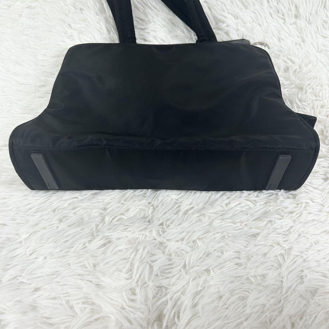 極美品 PRADA プラダ テスートナイロン トートバッグ ブラック