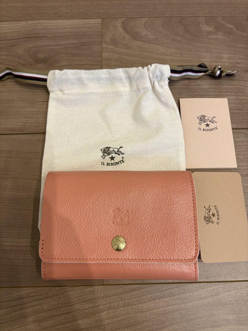 イルビゾンテ ピンク 二つ折り財布