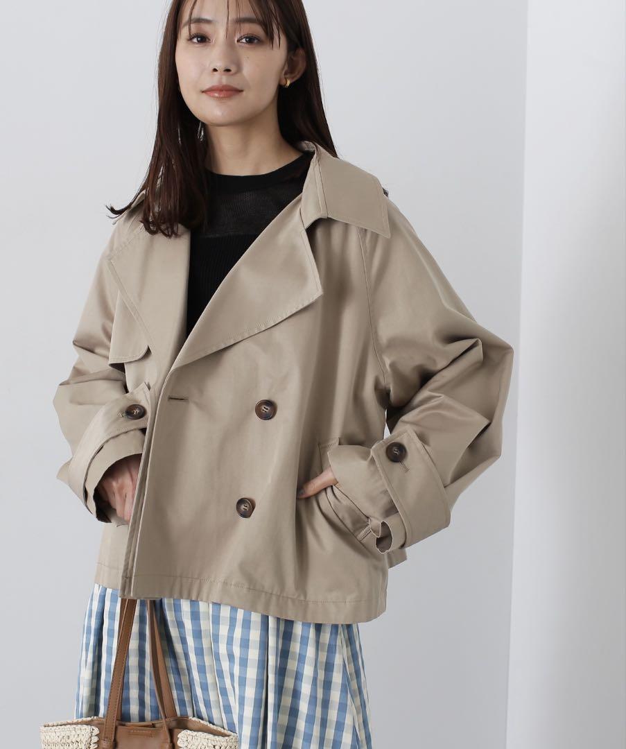 【美品】N. Natural Beauty Basicショートトレンチコート