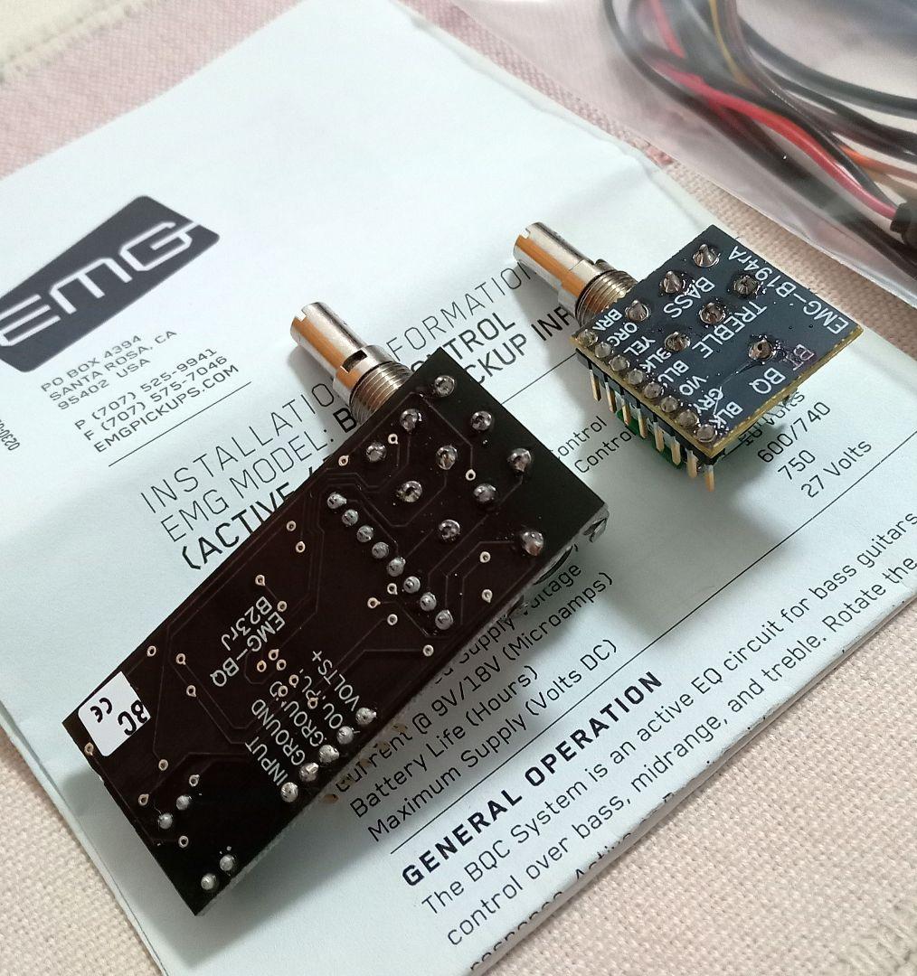 EMG BOC CONTROL 3バンド イコライザー プリアンプ ベースギター
