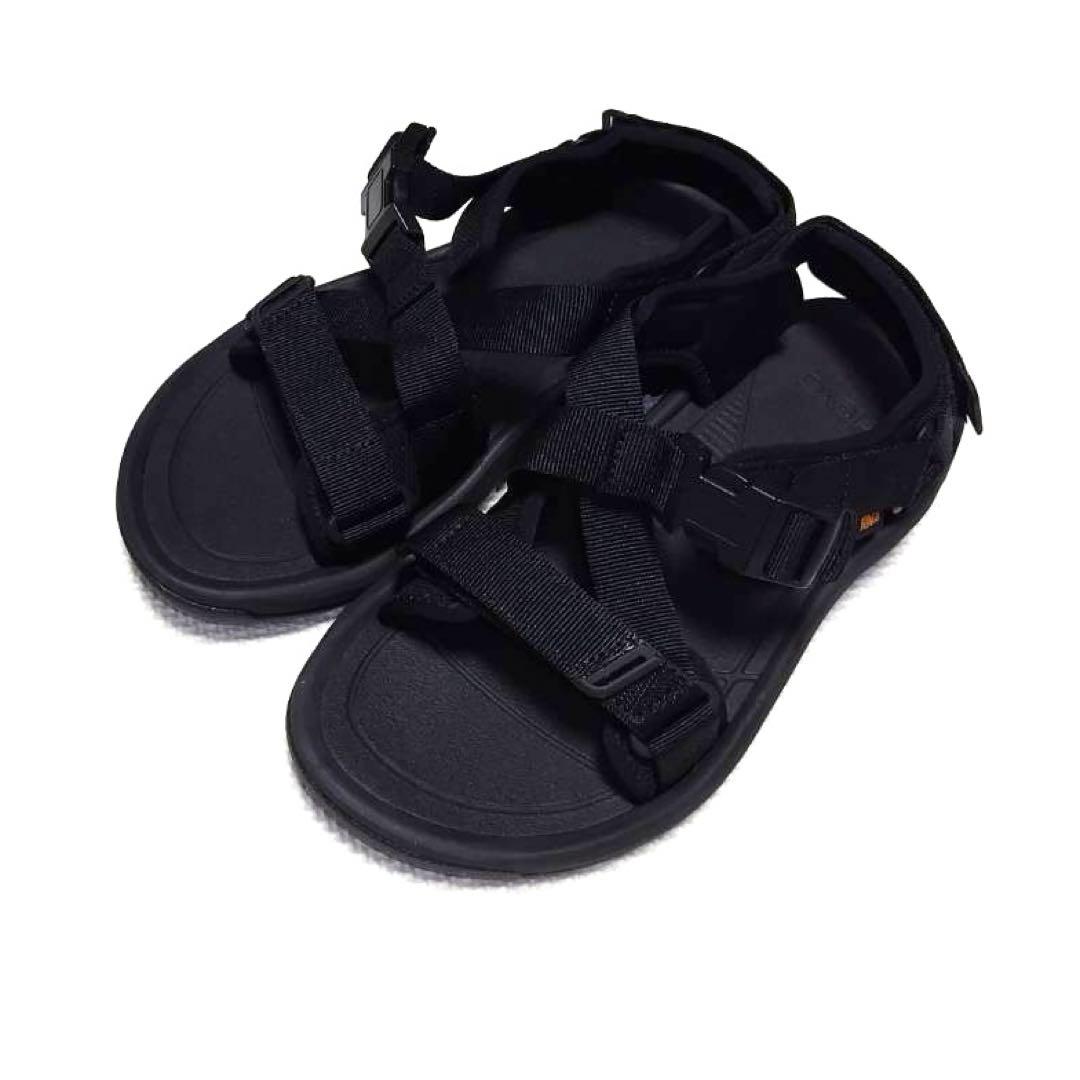 25 新品　TEVA テバ　ハリケーン　バージ　サンダル　ブラック　黒　スポサン