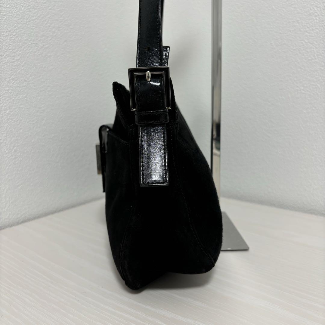 美品 FENDI フェンディ バケット ショルダーバッグ スウェード
