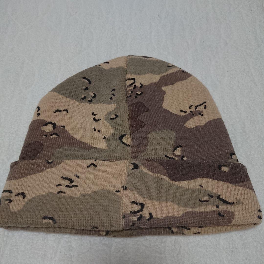 Supreme paris camo beanie カモ ビーニー ニット帽 - メルカリ