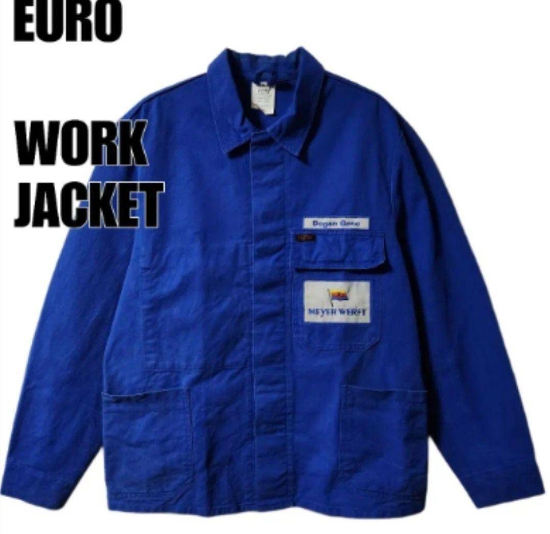 ユーロ　ワークジャケット　カバーオール USED 70'S ユーロワークジャケット WORK JKT カバーオール
