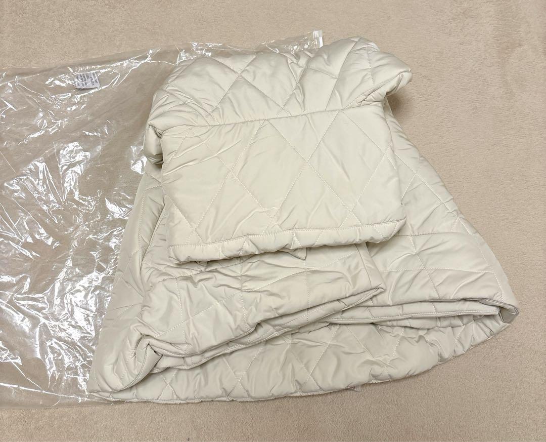 【Fit more】中綿キルティングポンチョ【新品・未使用】