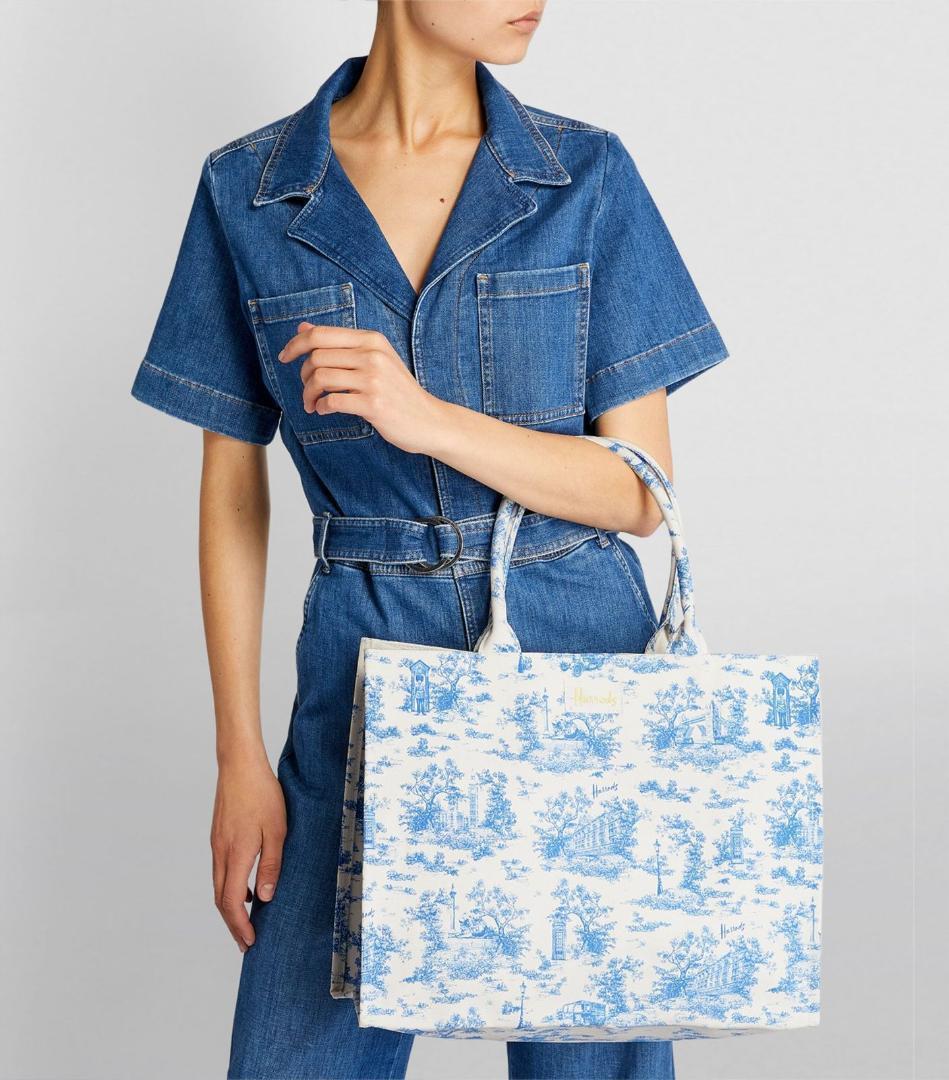 新品タグ付き ハロッズ harrods トートバッグ トワルドジュイ