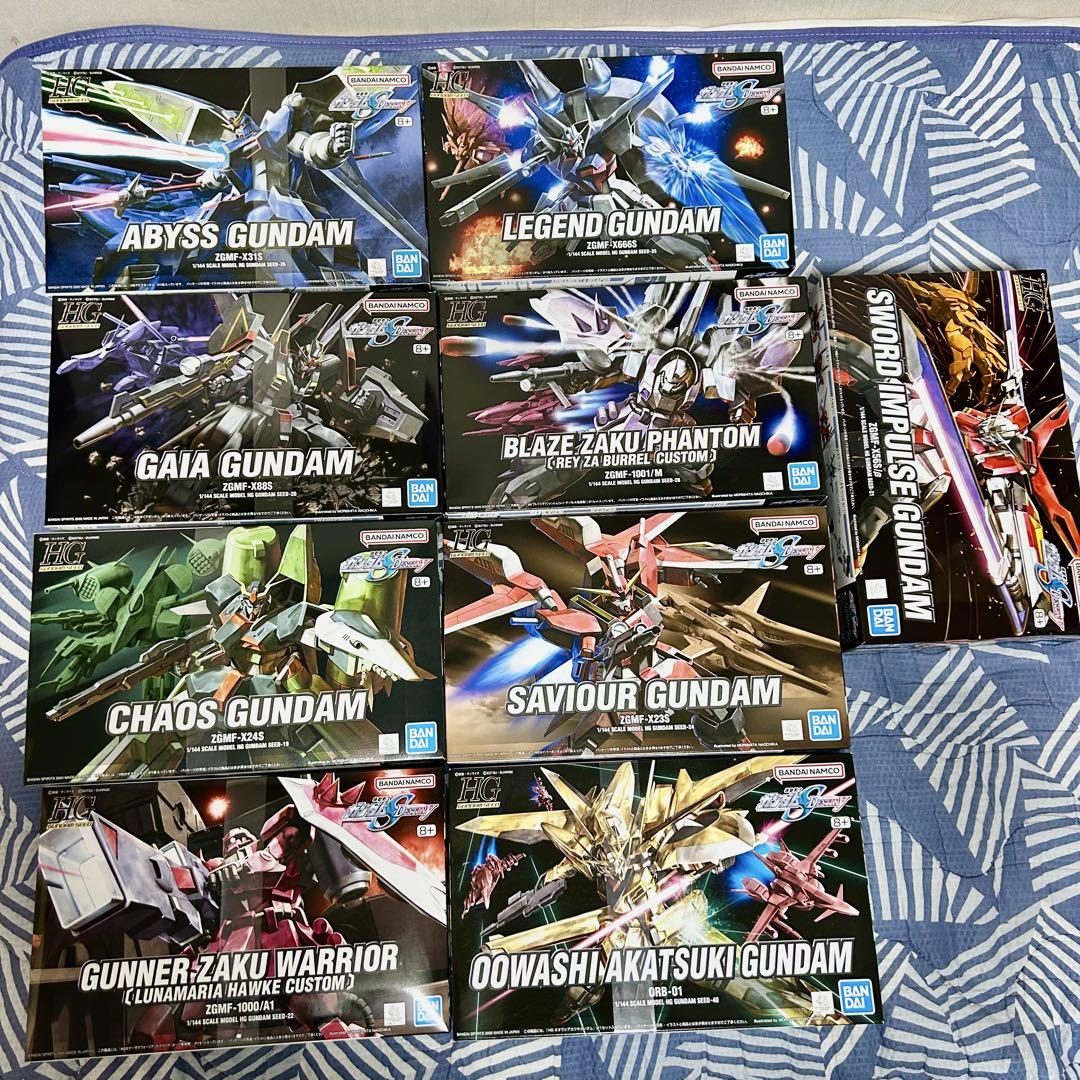 まとめ売り　ガンプラ　ガンダムSEED 新品未開封 Yahoo!オークション -「ガンダムseed セット」の落札相場・落札価格