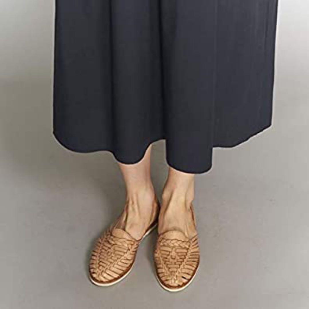 新品MAPACHE ALEGRIA レザーフラットシューズ 靴