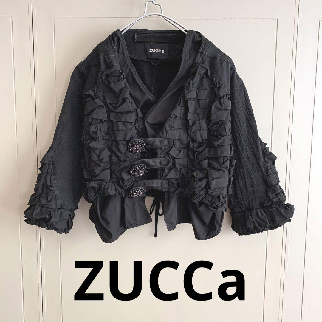 名品❗️ ZUCCa ショート丈　デザイン　ジャケット