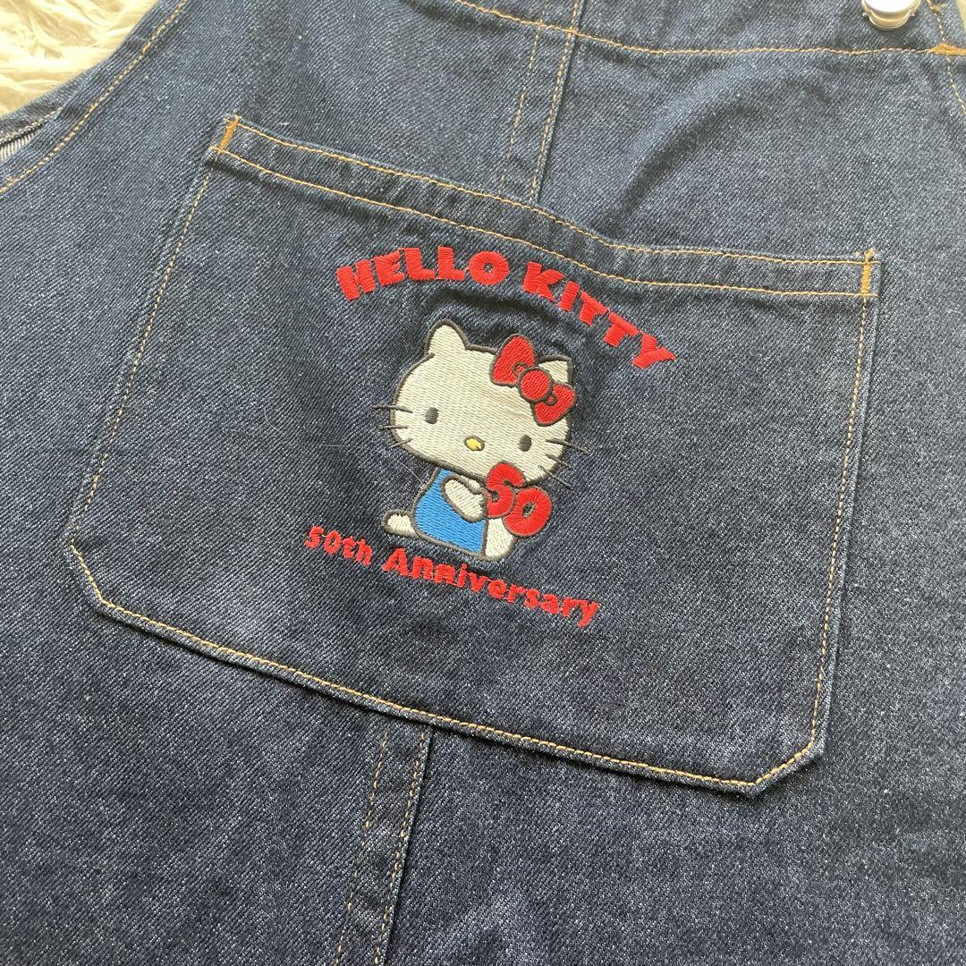 希少　HELLO KITTY 50th anniversary オーバーオール