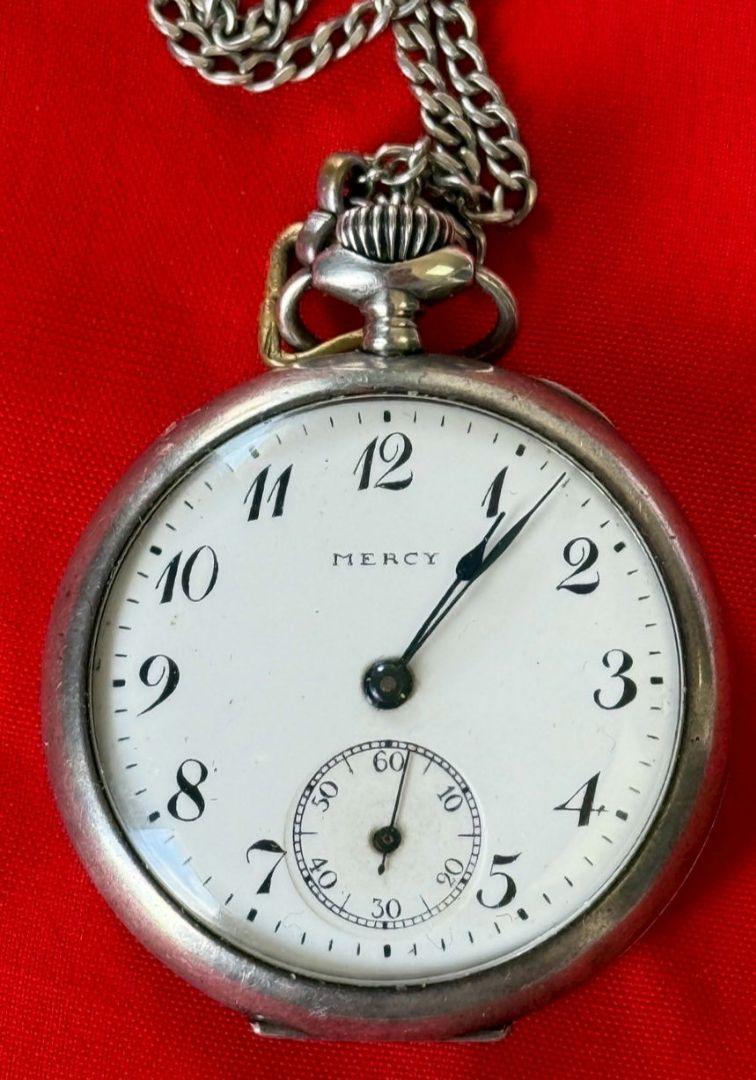 MERCY マーシー　懐中時計　婦人用　13型　大正時代 MERCY マーシー 懐中時計 婦人用 13型 大正時代