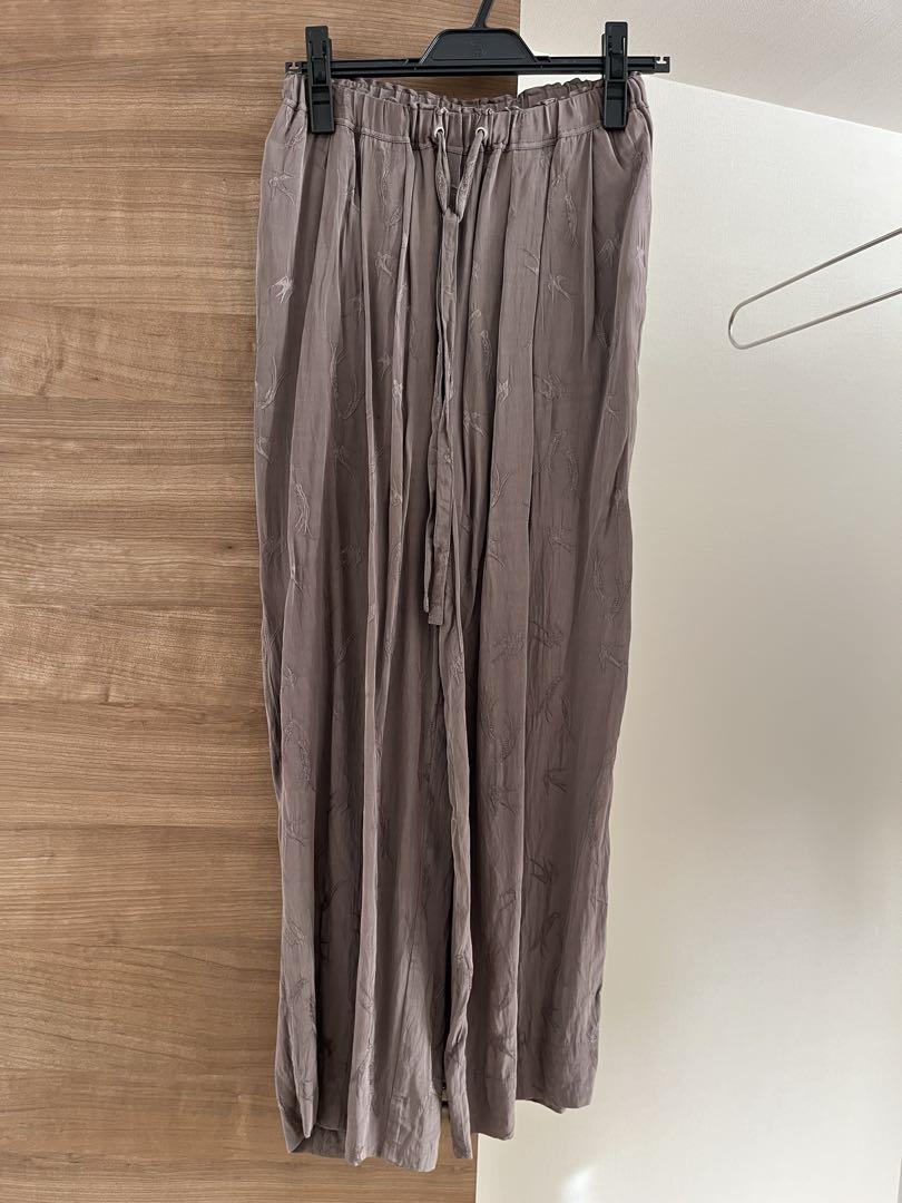 todayful／Swallow Satin Pants