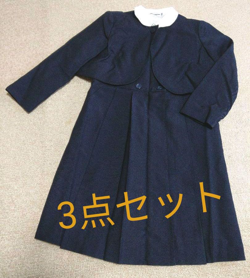 ミキハウス MIKI HOUSE ボレロ・ジャンパースカート・ブラウスセット