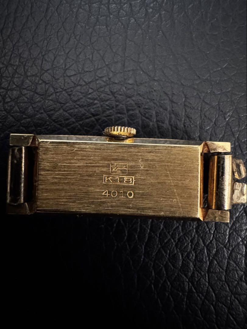 SEIKO レディースK18 金無垢ケース　ブレスなし