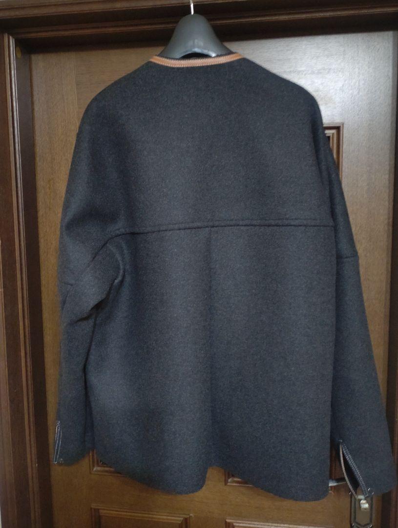 SUNSEA 23AW melton blousonノーカラージャケット タグ付 メンズ