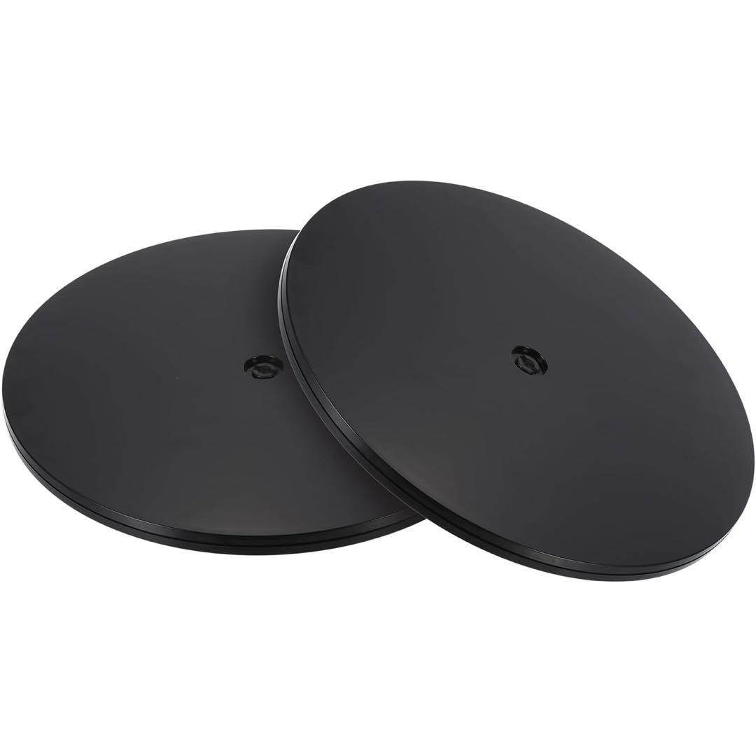 レイジースーザン回転台 アクリル製 ボールベアリング付き 360度回転 2個