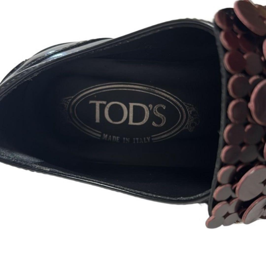 TOD'S ダークブラウン　黒 ローファー　23 36.5 TOD'S ダークブラウン 黒 ローファー 23 36.5 - メルカリ