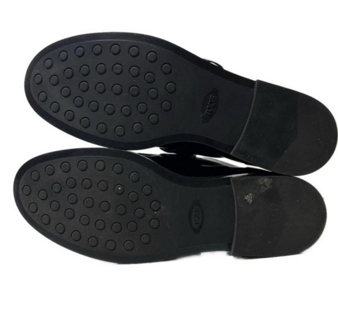 TOD'S ダークブラウン　黒 ローファー　23 36.5 TOD'S ダークブラウン 黒 ローファー 23 36.5 - メルカリ