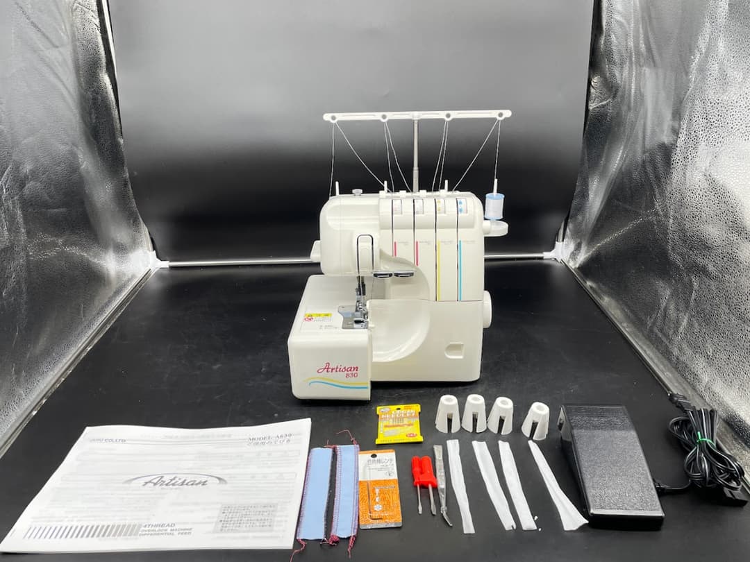 ★保証付き★　ジューキ　アーチザン　A830　ロックミシン本体
