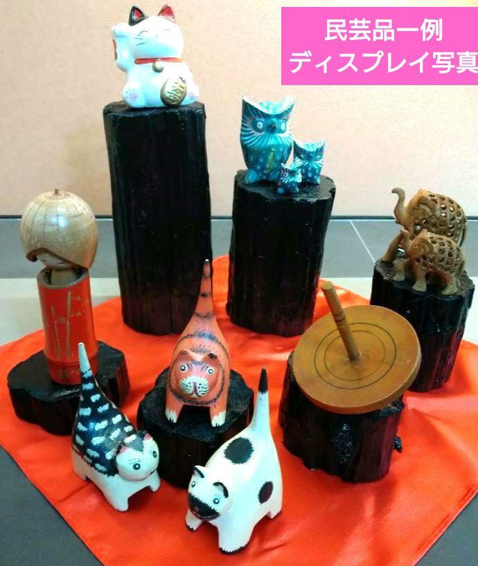 ♥【アレンジ無限大】♥インテリア♥オブジェ四角木輪切り♥６個♥ディスプレイ置物台
