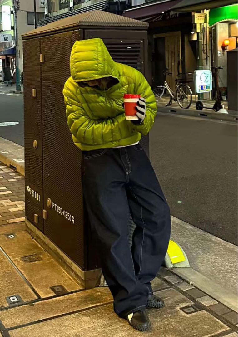 24時間以内発送 GAP 32/32 スーパーバギーデニム ダークリンス