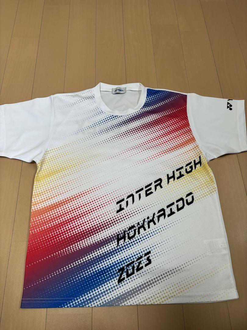 ヨネックス限定 北海道インターハイ2023限定Tシャツ YONEX インターハイ北海道2023 Tシャツ Mオンライン ストア