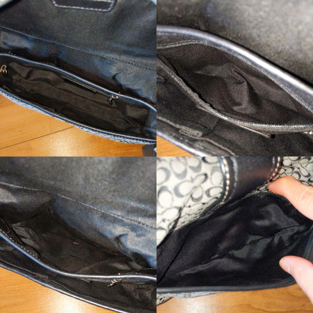 COACH コーチ F12308 ワンショルダーバッグ
キャンバス　シグネチャー
