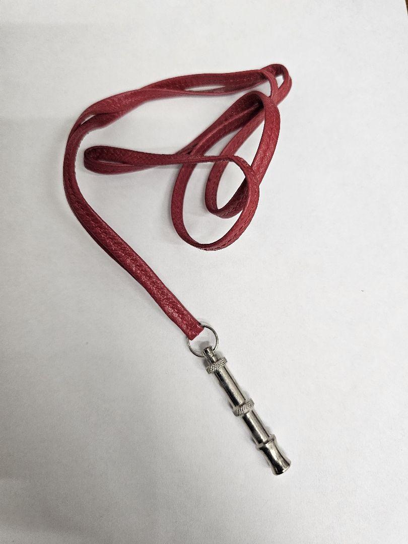 HERMES エルメス  ホイッスル レザー ドッグホイッスル ネックレス