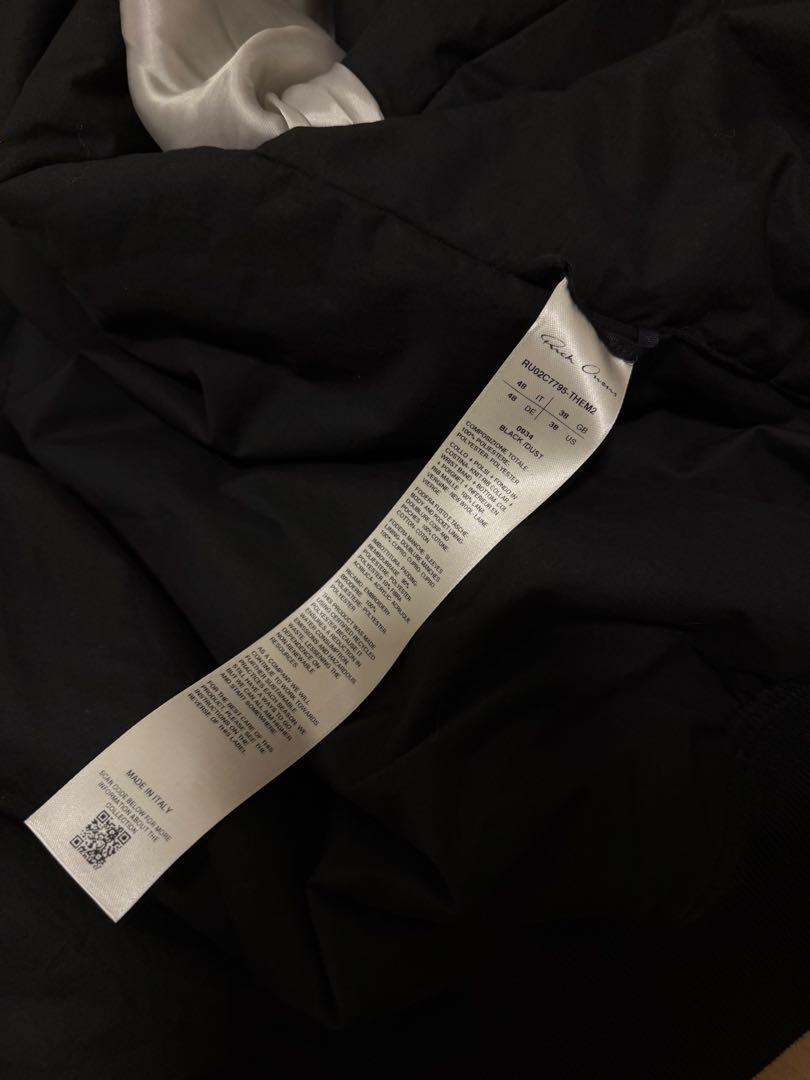 ジャケット・アウター Rick Owens Radiance Flight Bomber Jacket