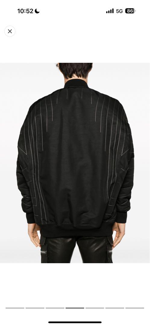 ジャケット・アウター Rick Owens Radiance Flight Bomber Jacket