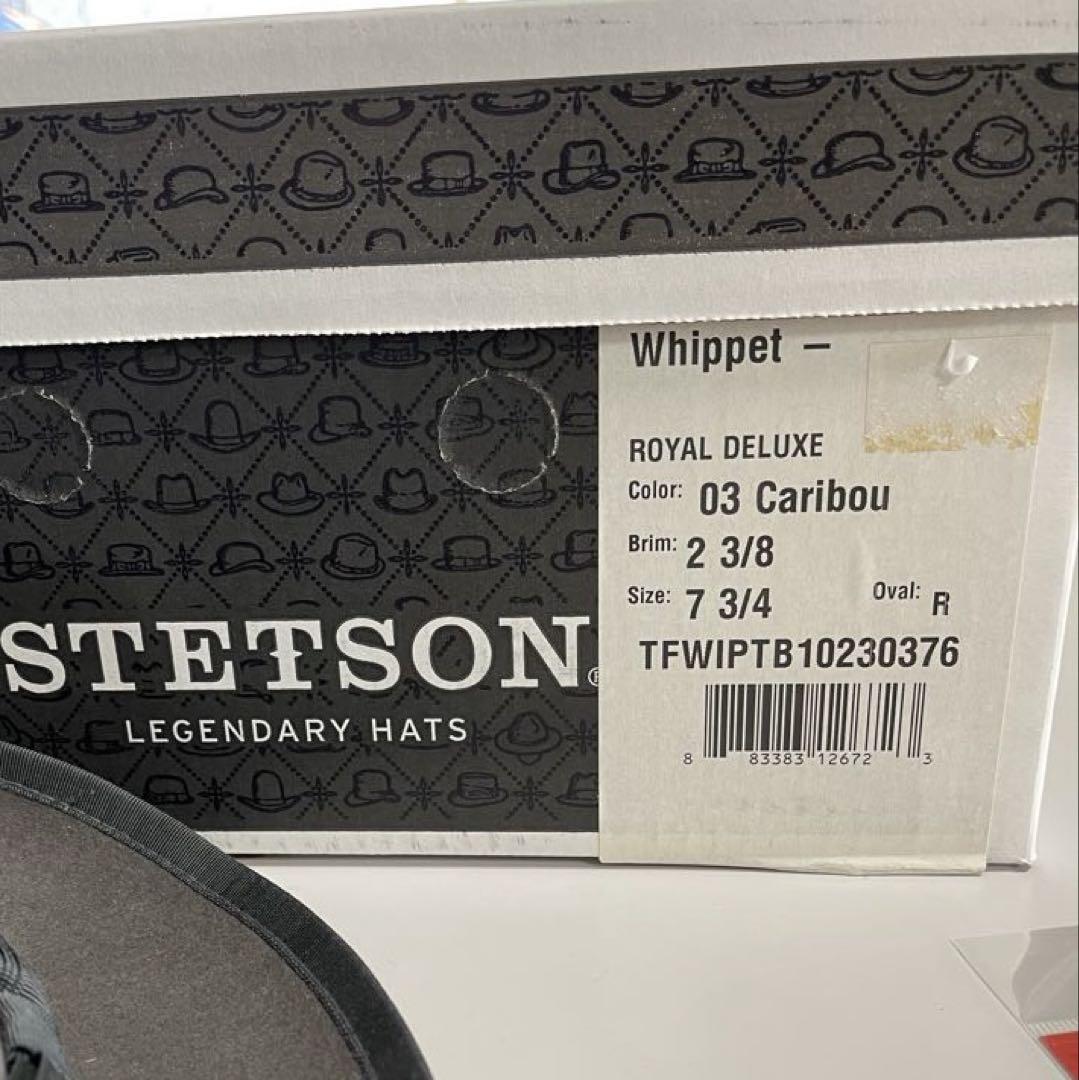 帽子 STETSON WHIPPET  DELUXE 7 3/4