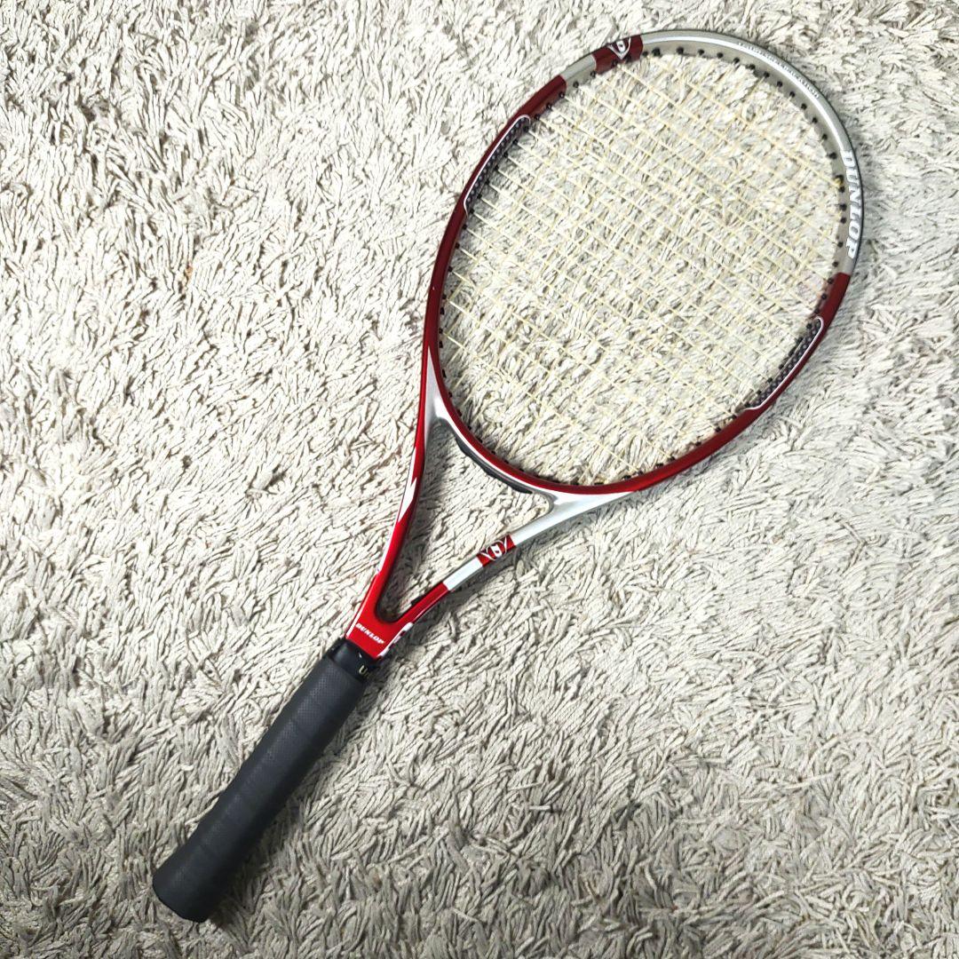 DUNLOP ダンロップ HUNDRED テニスラケット レッド 赤 98インチ