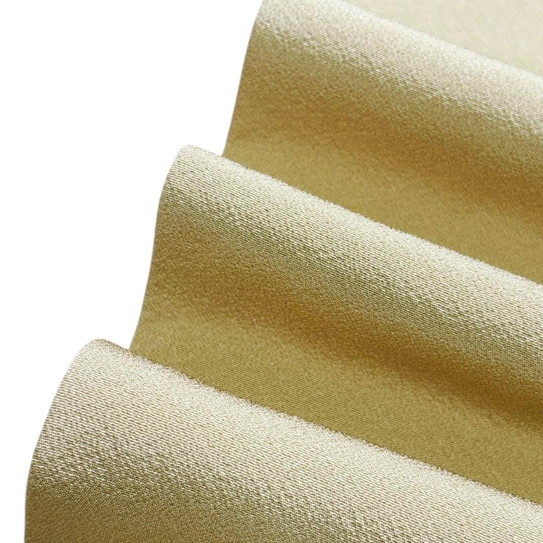 A100愛華 着物 色無地　木蘭色　袷　正絹　美品