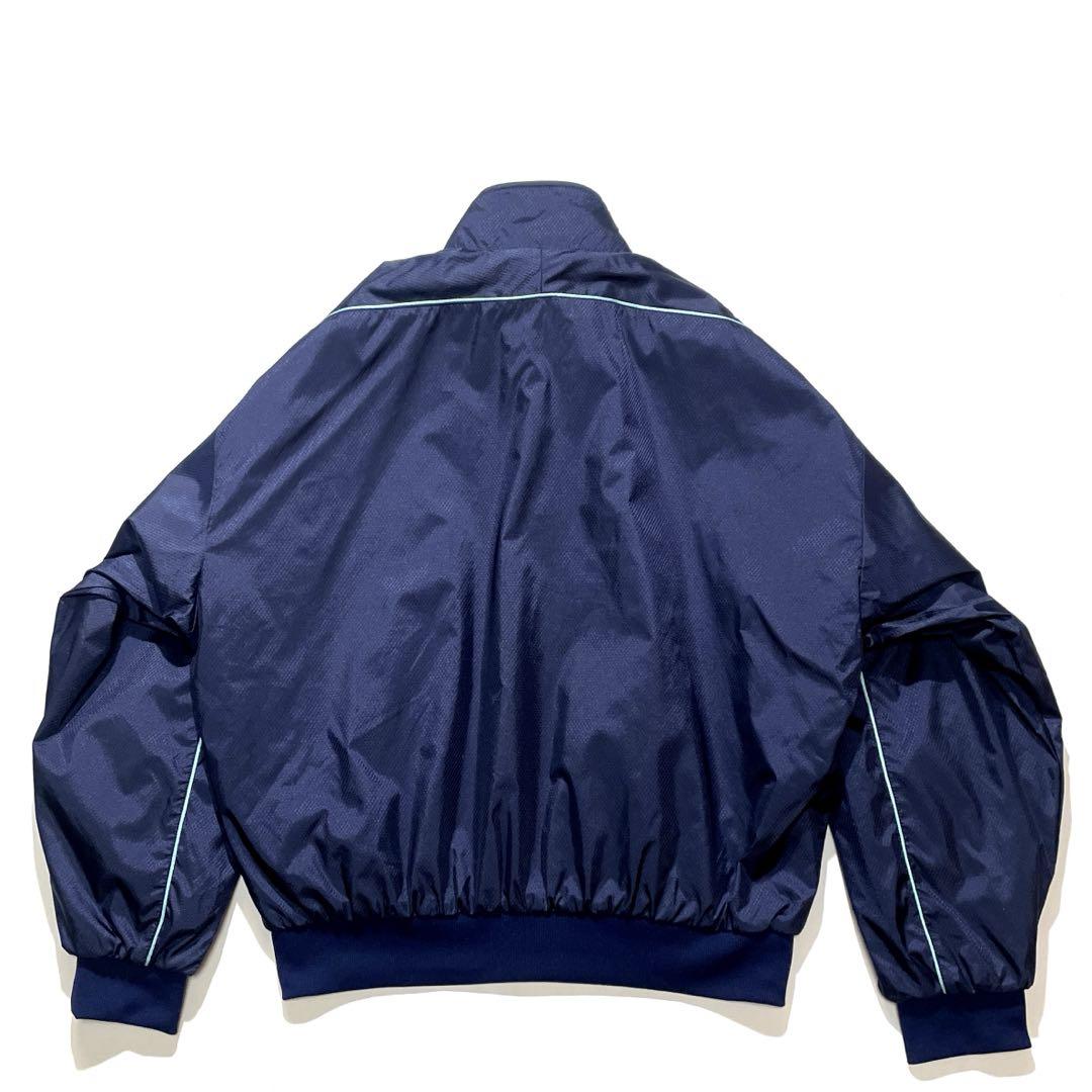 90s Adidas Descente ナイロン セットアップ 紺 M 上下
