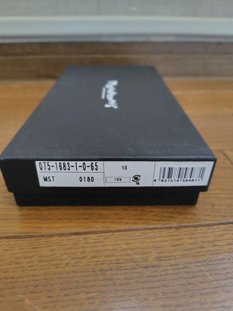 新品 Manhattaner’s ラウンド レザーウォレット 長財布