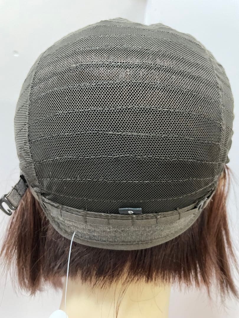 フルウィッグ人毛100%人毛ウィッグ医療ウィッグロングストレート センターパート