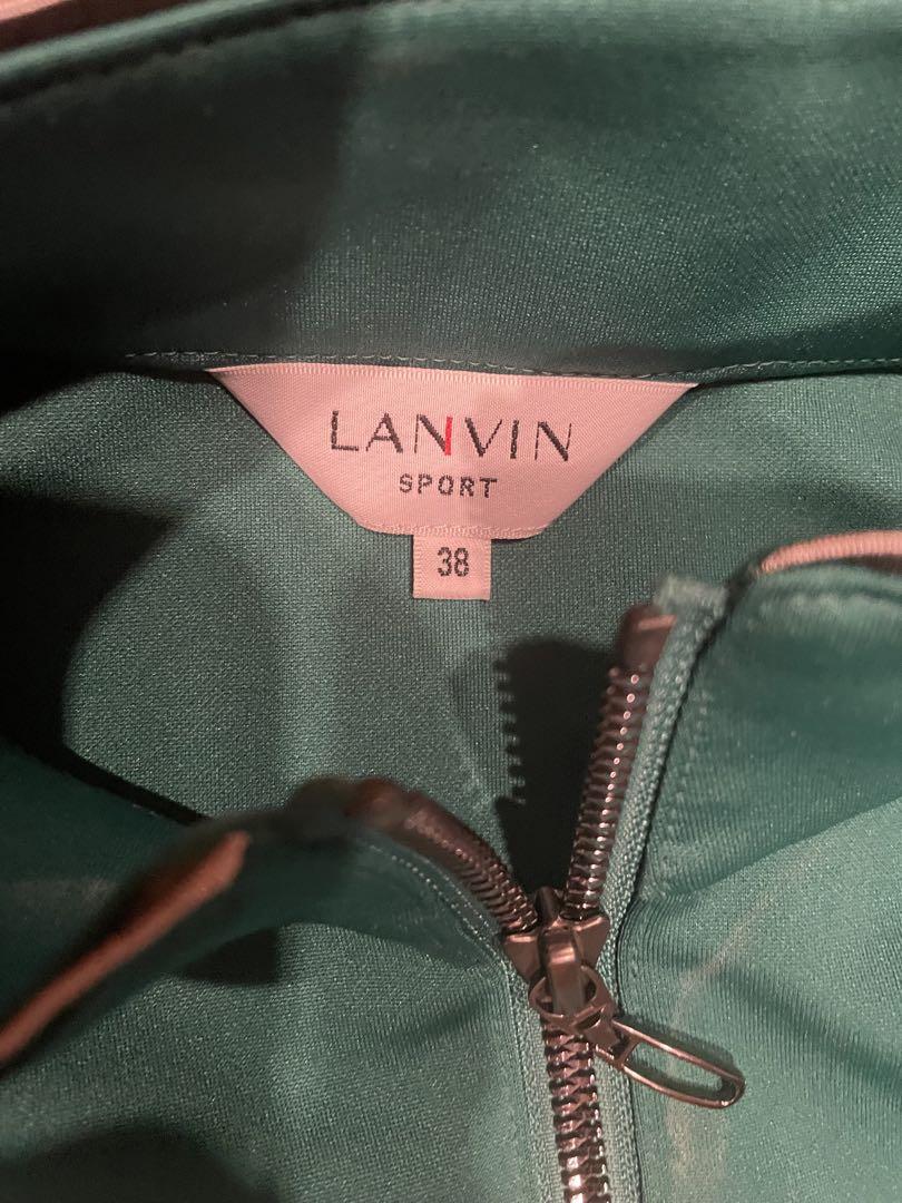 LANVIN SPORT ランバンスポール　長袖ジップアップ裾スピンドル